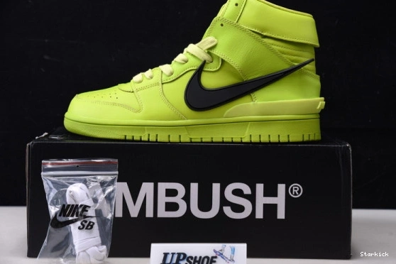 Lime Flash Dunk AMBUSH High Nike CU7544-300 0822